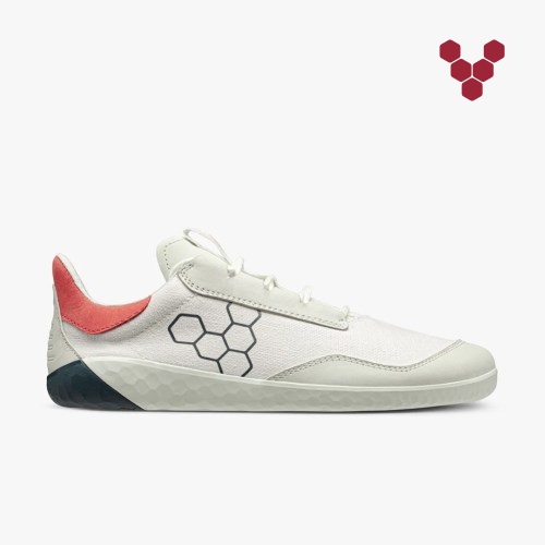 Vivobarefoot Geo Shell Hvite Joggesko Dame [9-DXWQ]